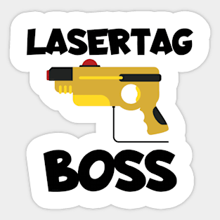 Lasertag boss Sticker